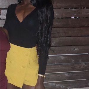 Mustard yellow SKORT